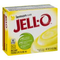 Jell-o Jello Instant Lemon Pudding & Pie Filling, 3.4oz 96g (2 packs)